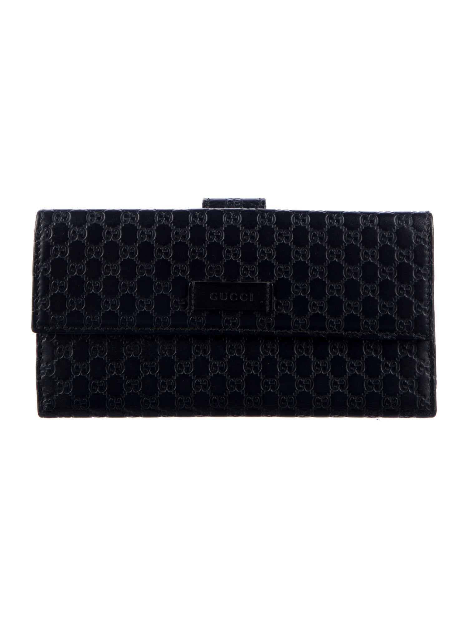 Gucci Microguccissima Pattern Leather French Purse