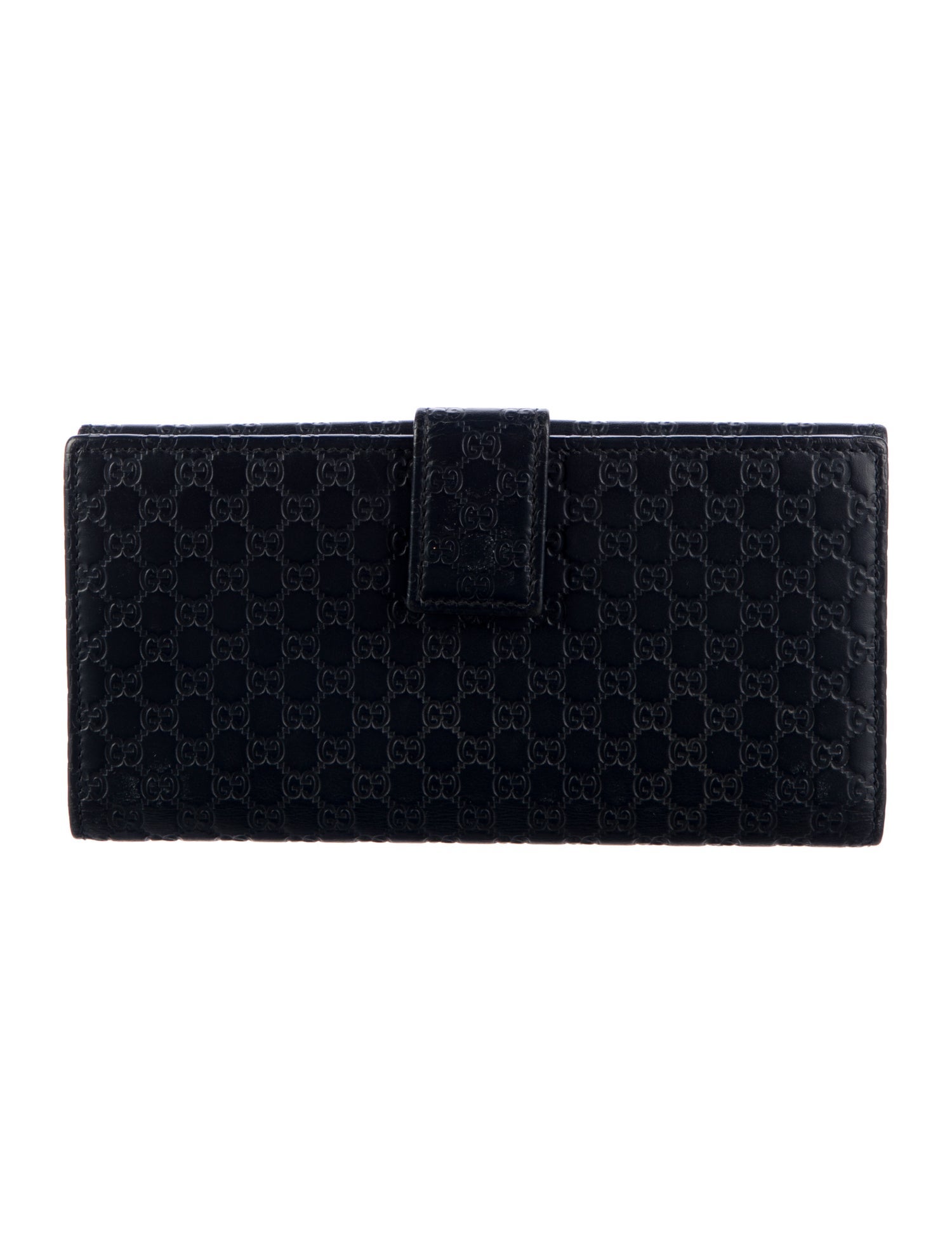 Gucci Microguccissima Pattern Leather French Purse