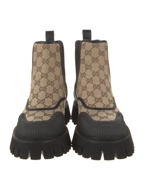 Gucci GG Canvas Canvas Chelsea Boots