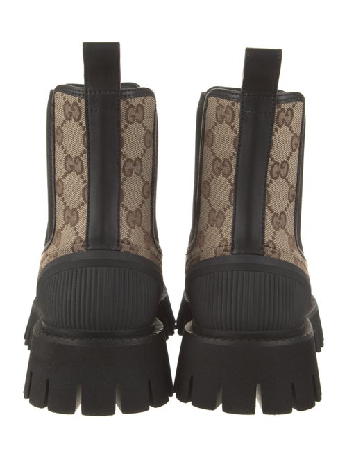 Gucci GG Canvas Canvas Chelsea Boots