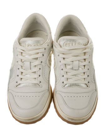 Gucci Sukey Logo Leather Sneakers