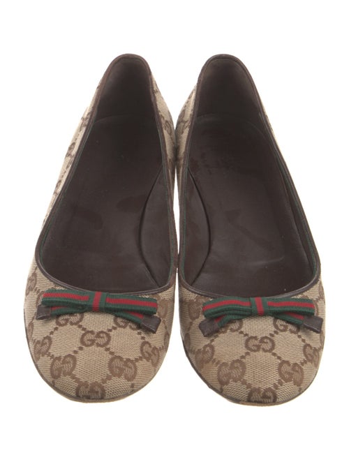 Gucci GG Canvas Canvas Ballet Flats