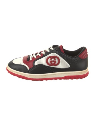 Gucci Interlocking G Logo Leather Sneakers