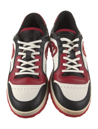 Gucci Interlocking G Logo Leather Sneakers