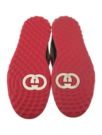 Gucci Interlocking G Logo Leather Sneakers