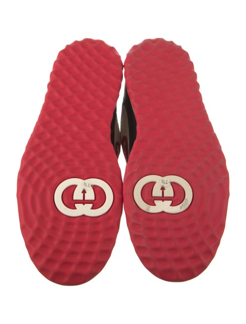 Gucci Interlocking G Logo Leather Sneakers