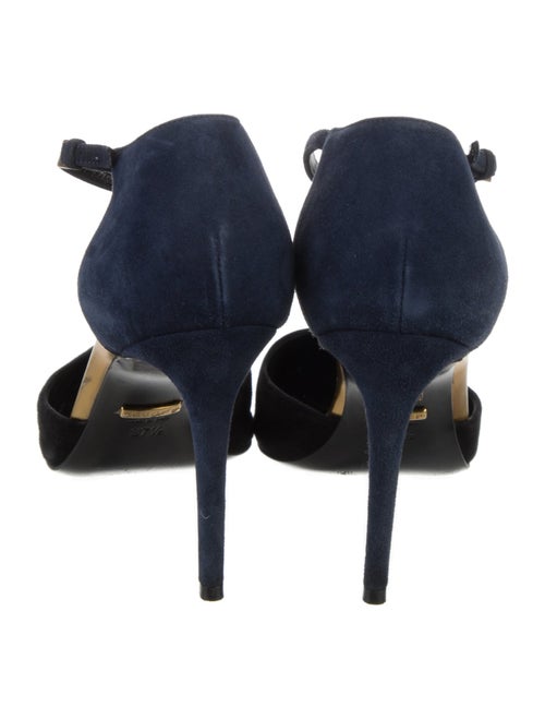 Gucci Suede T-Strap Pumps