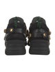 Gucci Leather Crystal Embellishments Chunky Sneakers