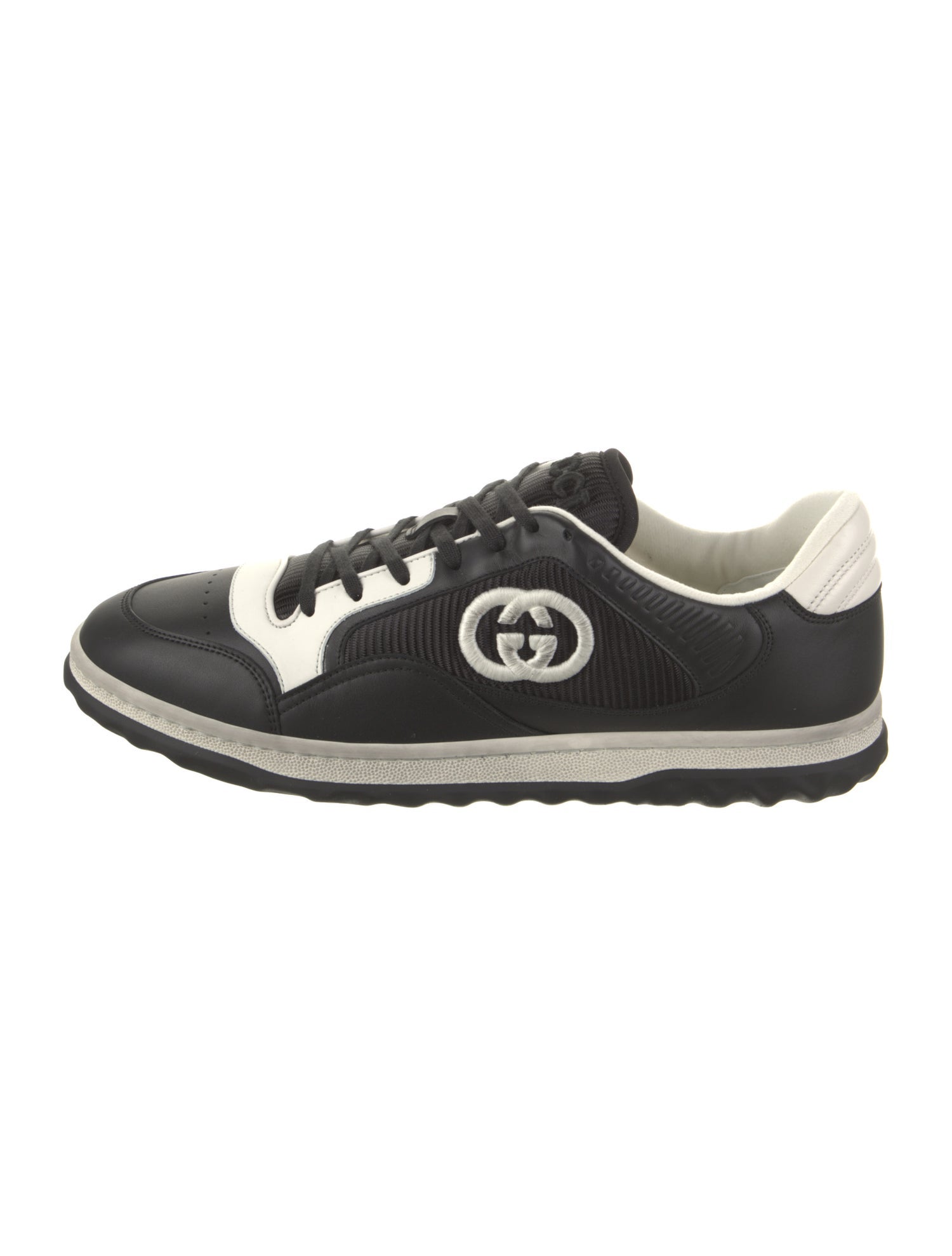 Gucci Interlocking G Logo Leather Sneakers