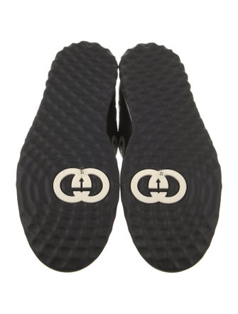 Gucci Interlocking G Logo Leather Sneakers