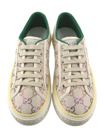 Gucci GG Crystal Crystal Embellishments Sneakers