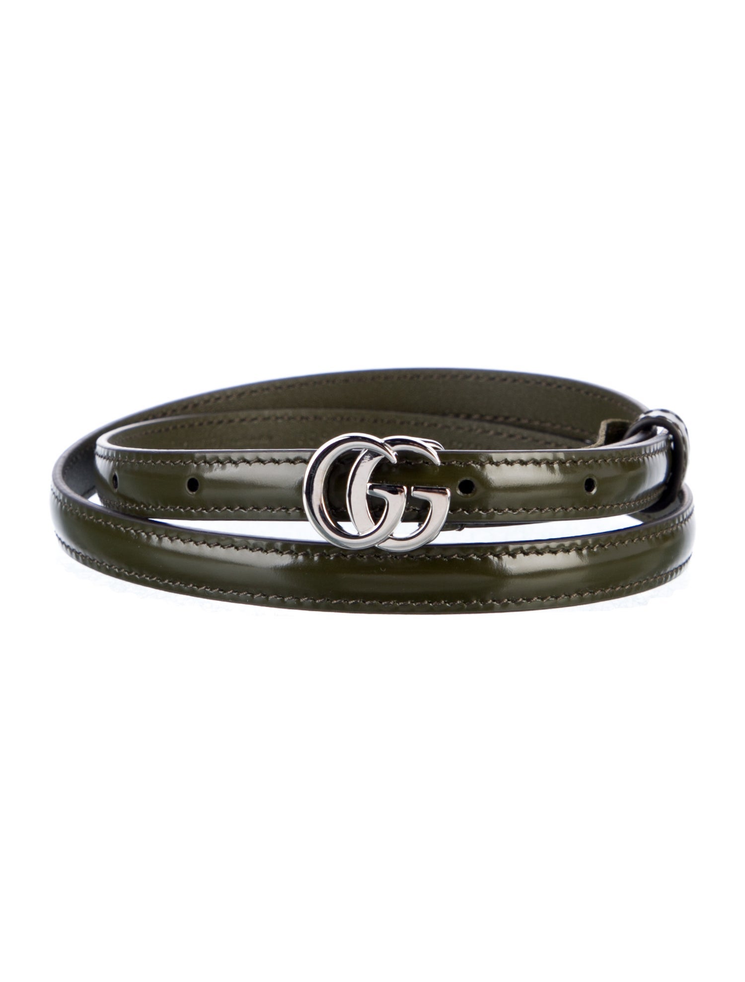 Gucci Double G Logo Skinny Belt Kit