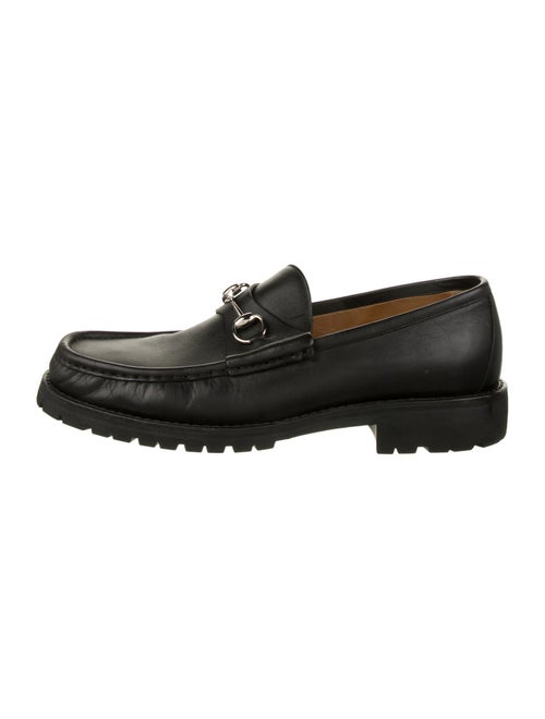 Gucci Horsebit Accent Leather Dress Loafers