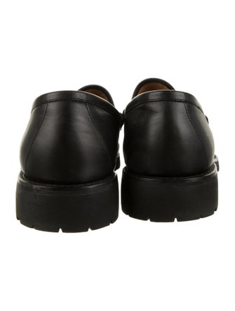 Gucci Horsebit Accent Leather Dress Loafers