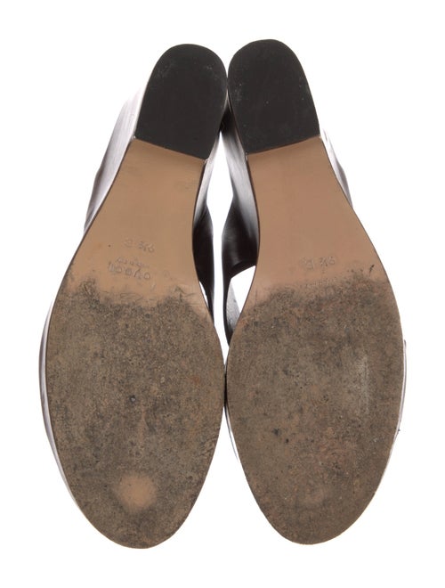 Gucci Horsebit Accent Leather Slides