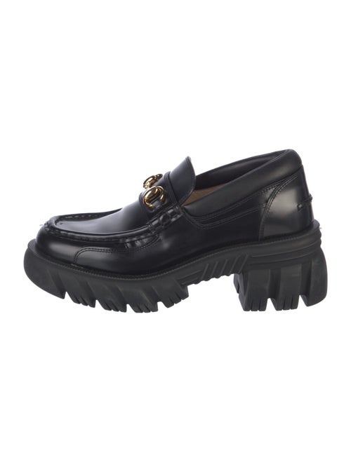 Gucci Horsebit Accent Leather Loafers