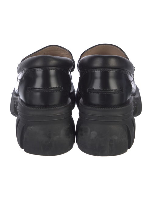 Gucci Horsebit Accent Leather Loafers