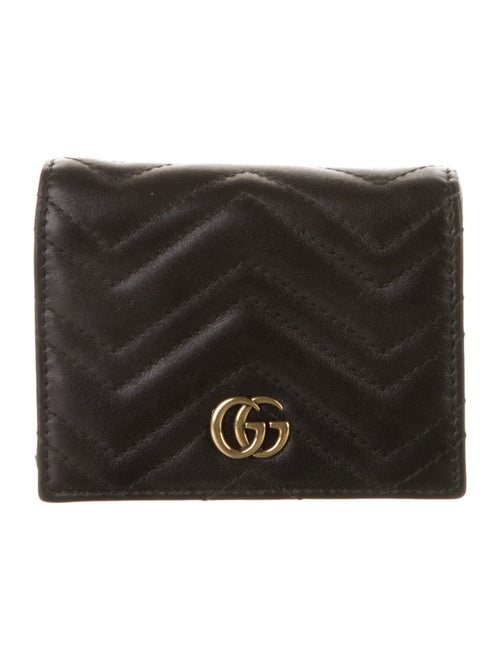 Gucci Marmont Double G Logo Compact Wallet