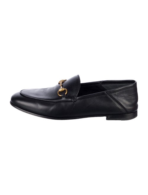 Gucci Horsebit Accent Leather Loafers