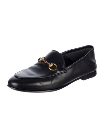 Gucci Horsebit Accent Leather Loafers