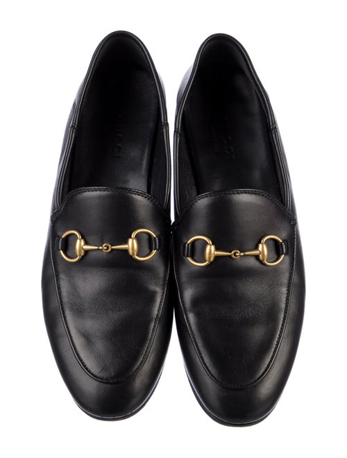 Gucci Horsebit Accent Leather Loafers