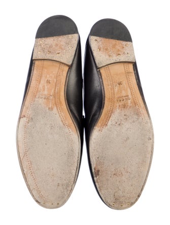 Gucci Horsebit Accent Leather Loafers