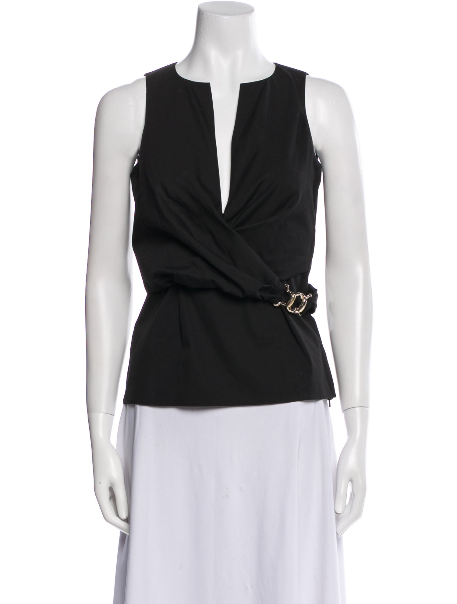 Gucci V-Neck Sleeveless Top