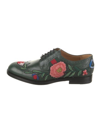 Gucci Leather Patterned Brogues