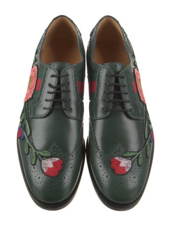 Gucci Leather Patterned Brogues