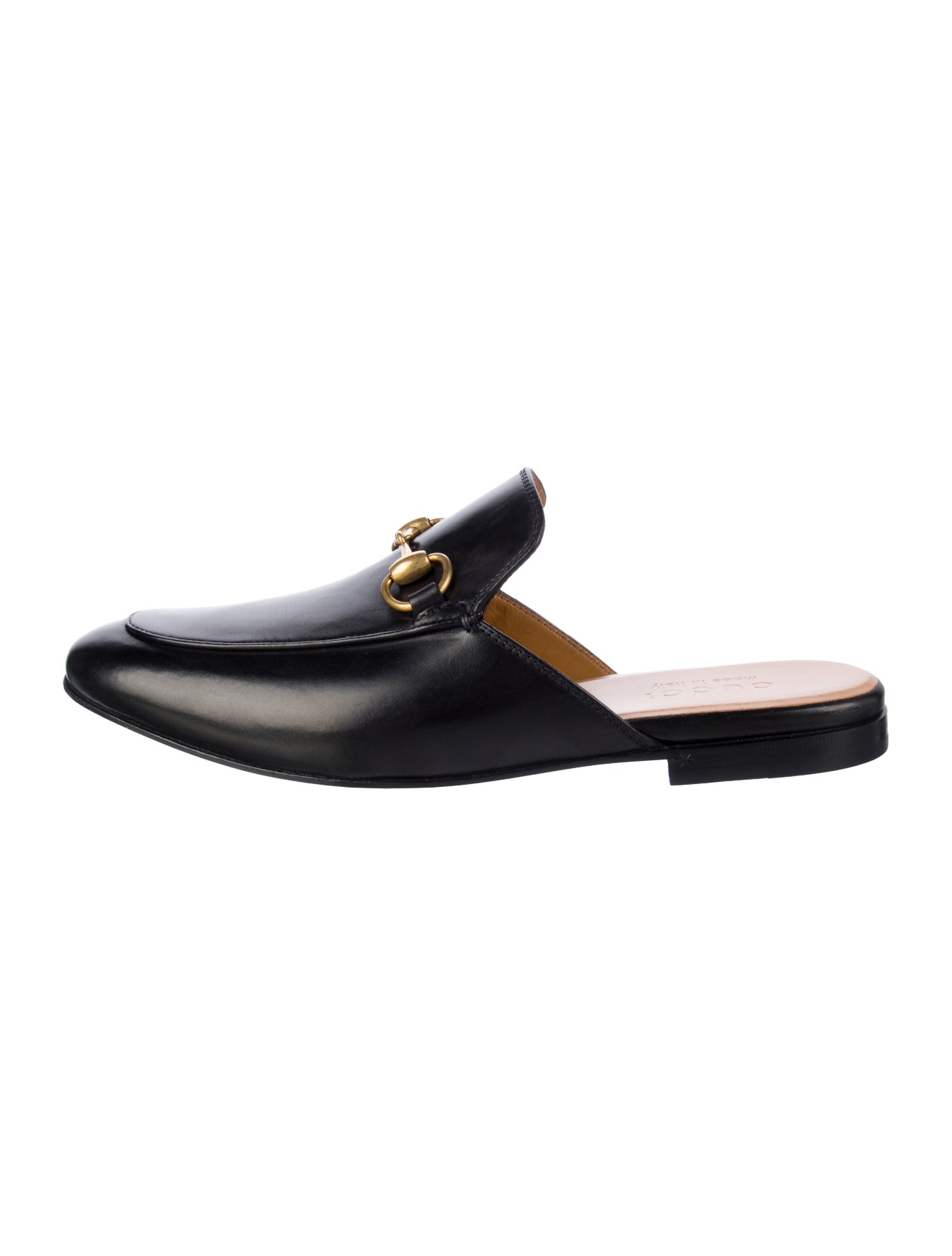 Gucci Princetown Horsebit Accent Mules