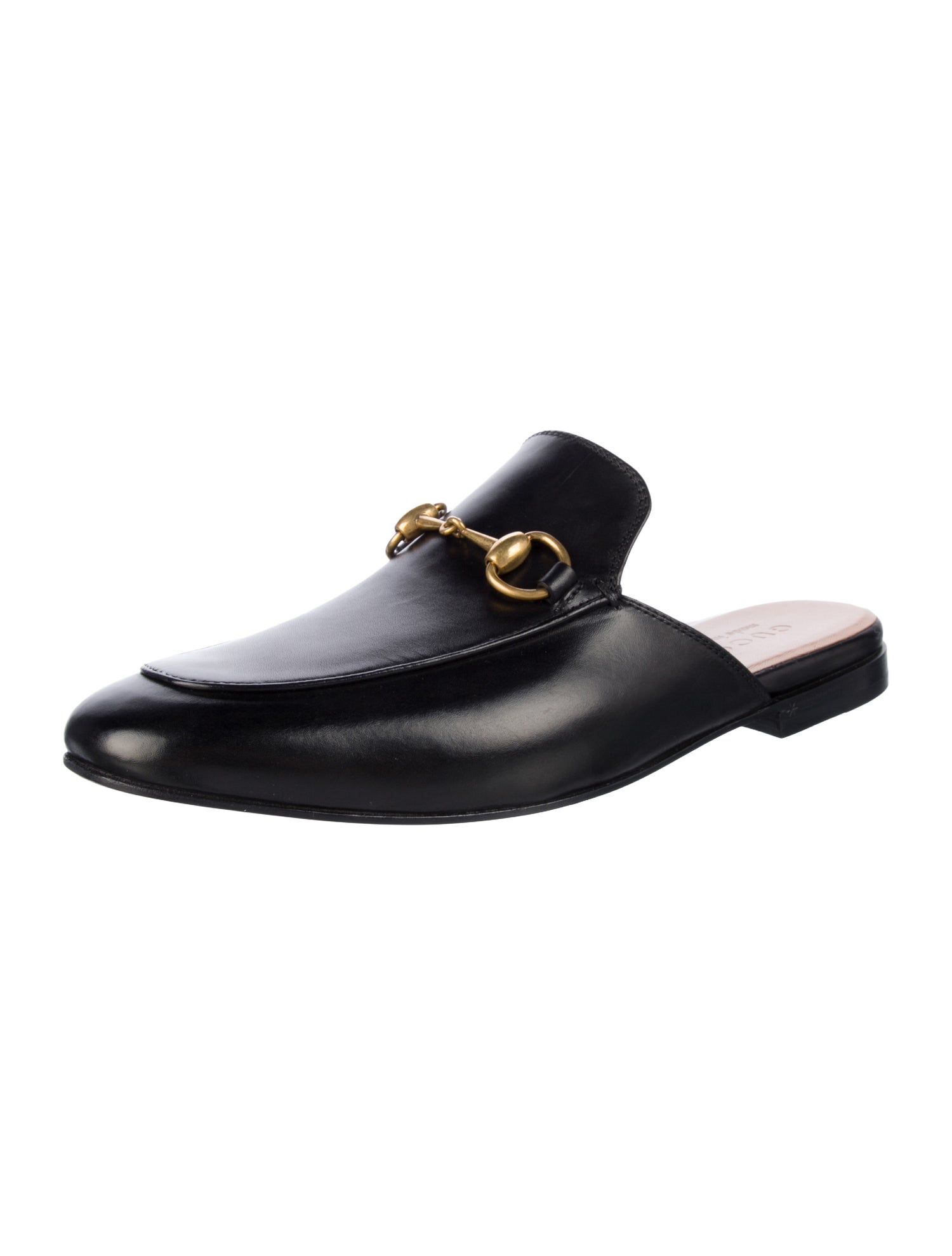 Gucci Princetown Horsebit Accent Mules