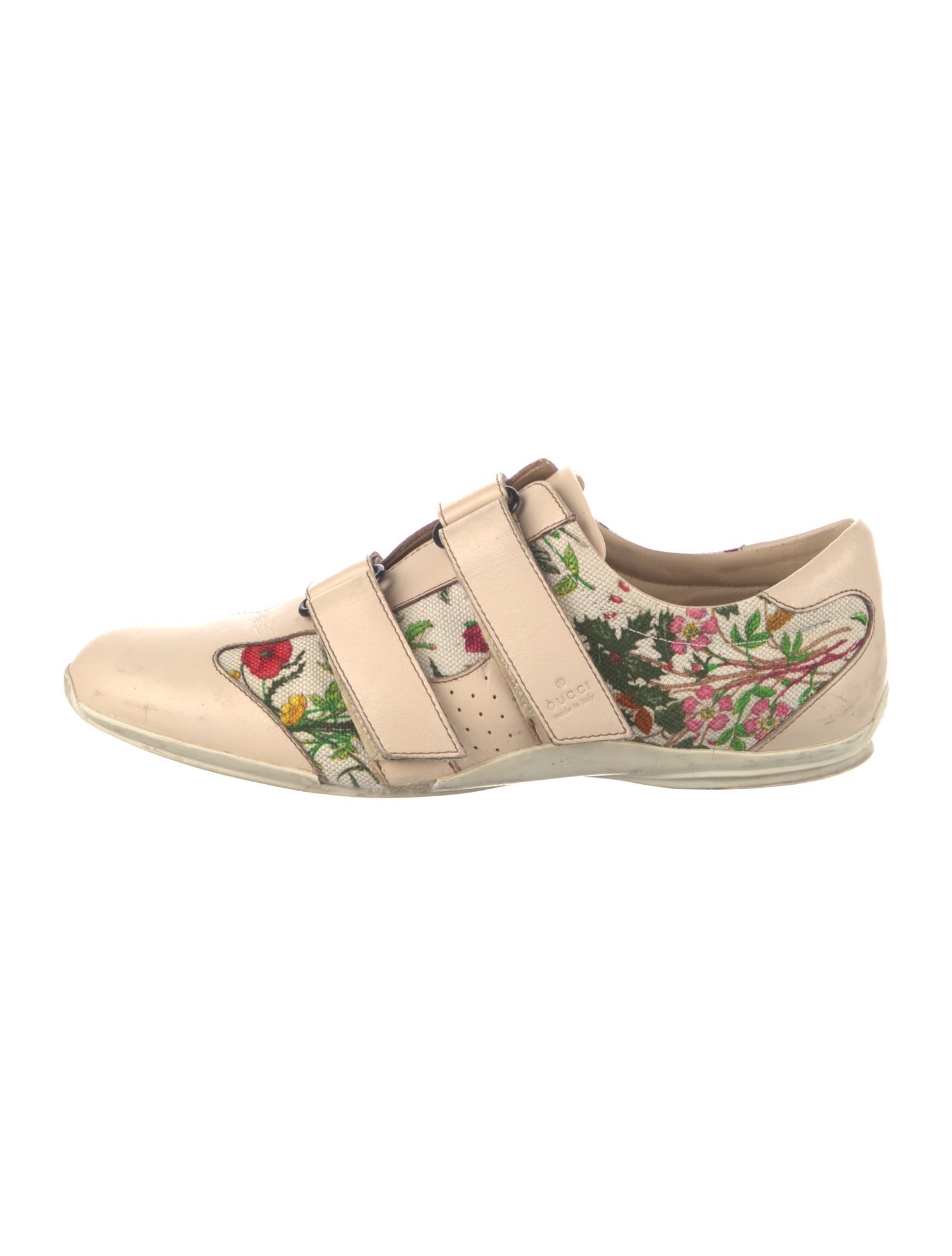 Gucci Blooms Print Canvas Sneakers