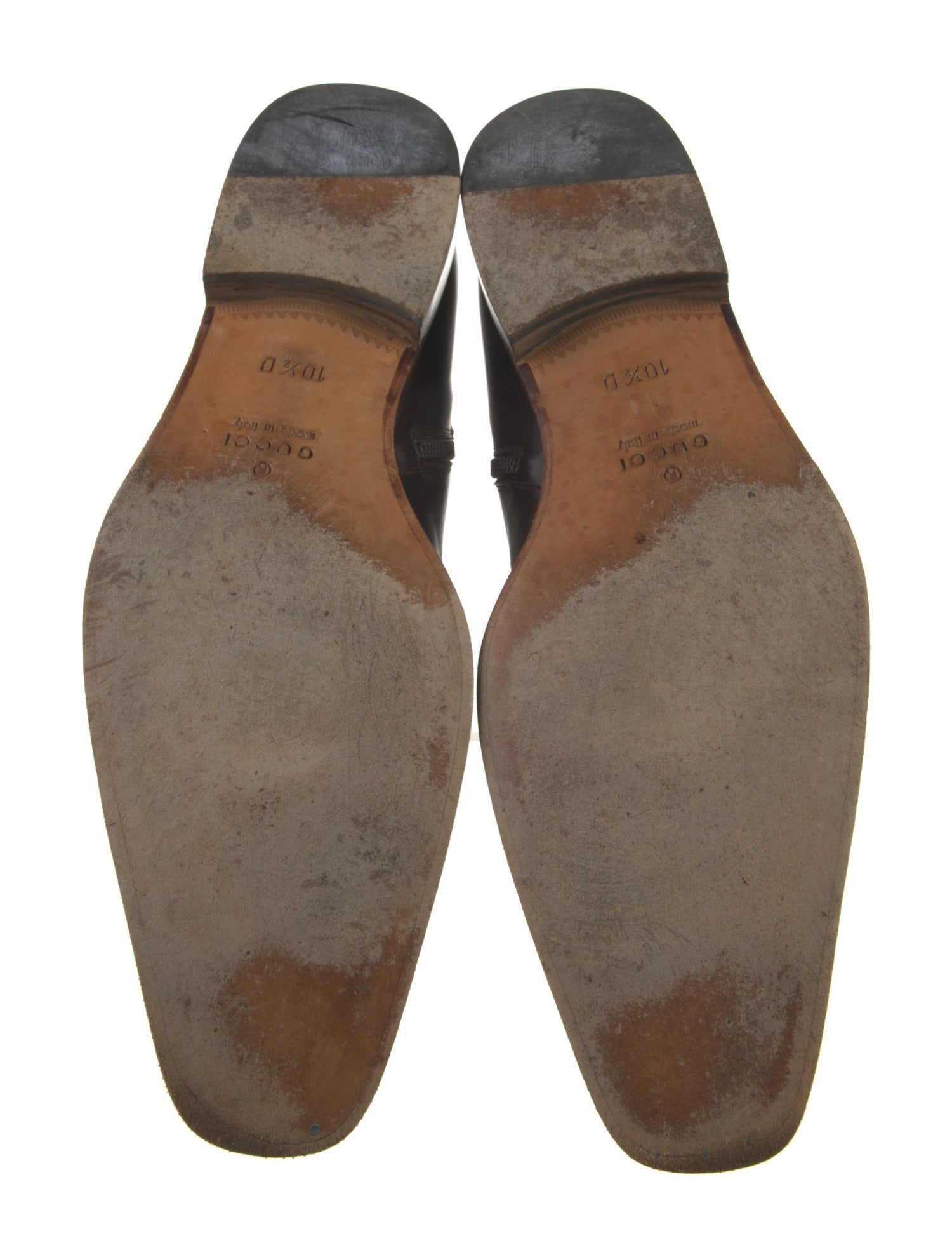 Gucci Leather Moto Boots