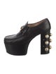 Gucci Faux Pearl Accents Leather Pumps