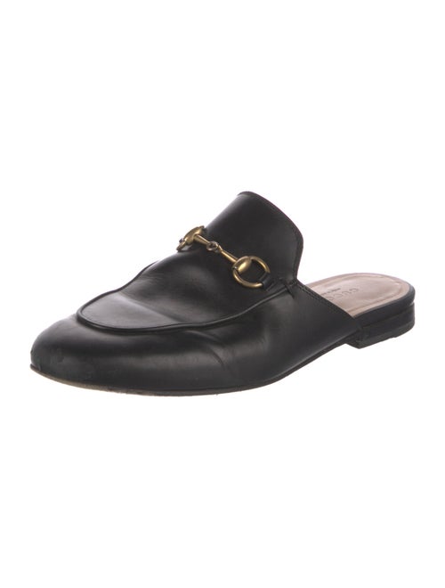 Gucci Horsebit Accent Leather Mules