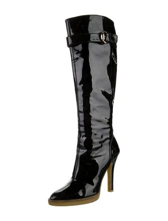 Gucci Patent Leather Boots