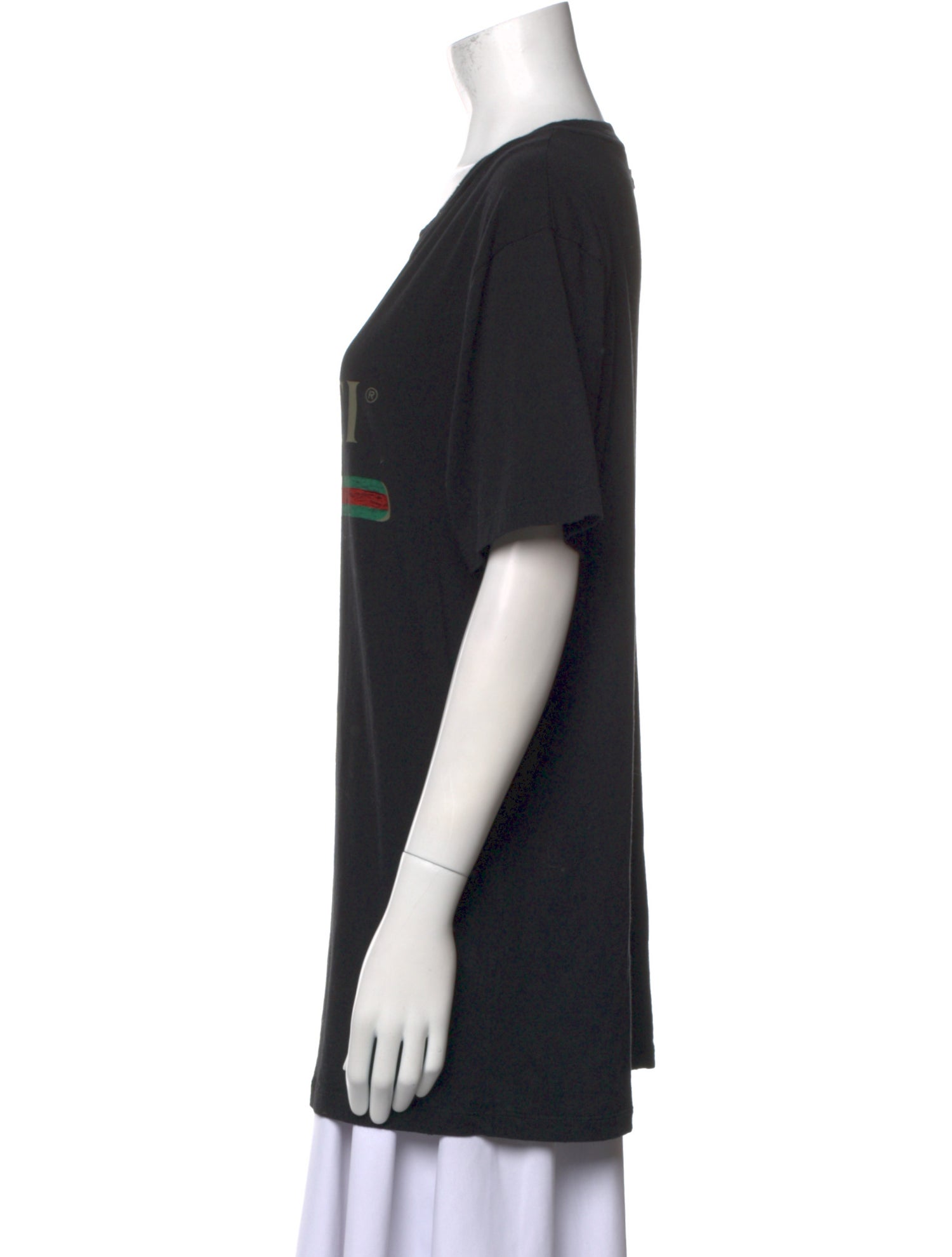 Gucci Graphic Print Scoop Neck T-Shirt