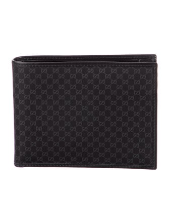 Gucci GG Nylon Nylon Bifold Wallet