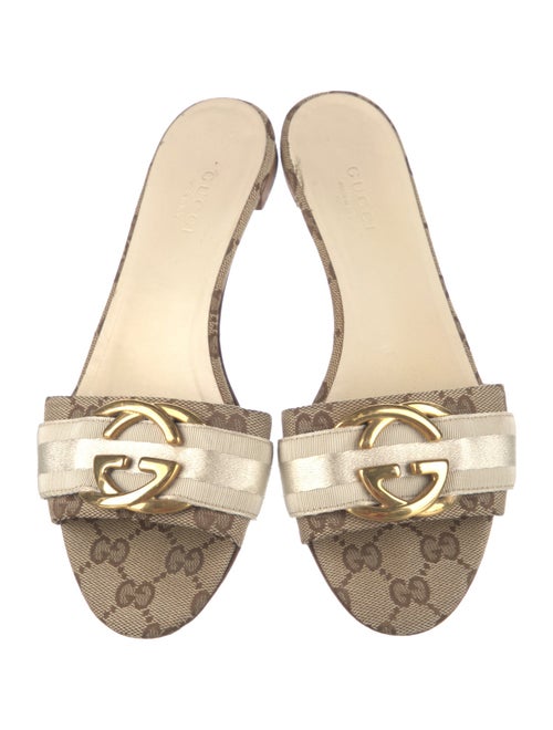 Gucci GG Canvas Canvas Slides