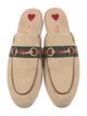 Gucci Web Accent Canvas Mules