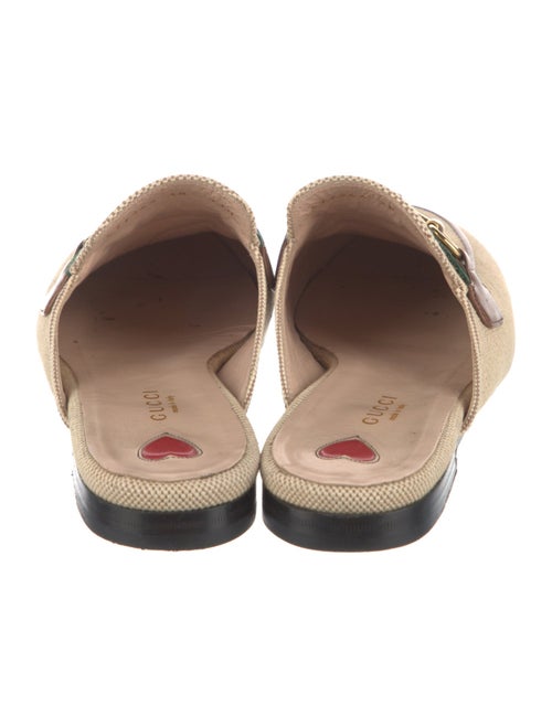 Gucci Web Accent Canvas Mules
