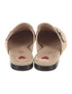 Gucci Web Accent Canvas Mules