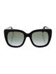 Gucci Interlocking G Logo Square Sunglasses