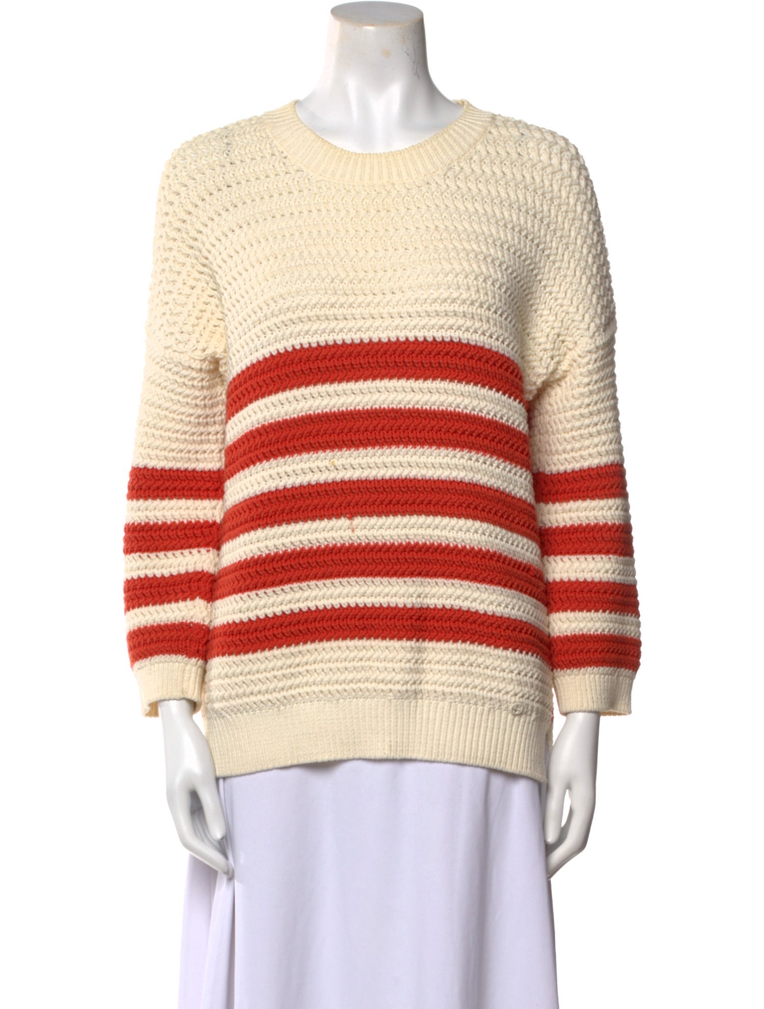 Gucci Striped Crew Neck Sweater