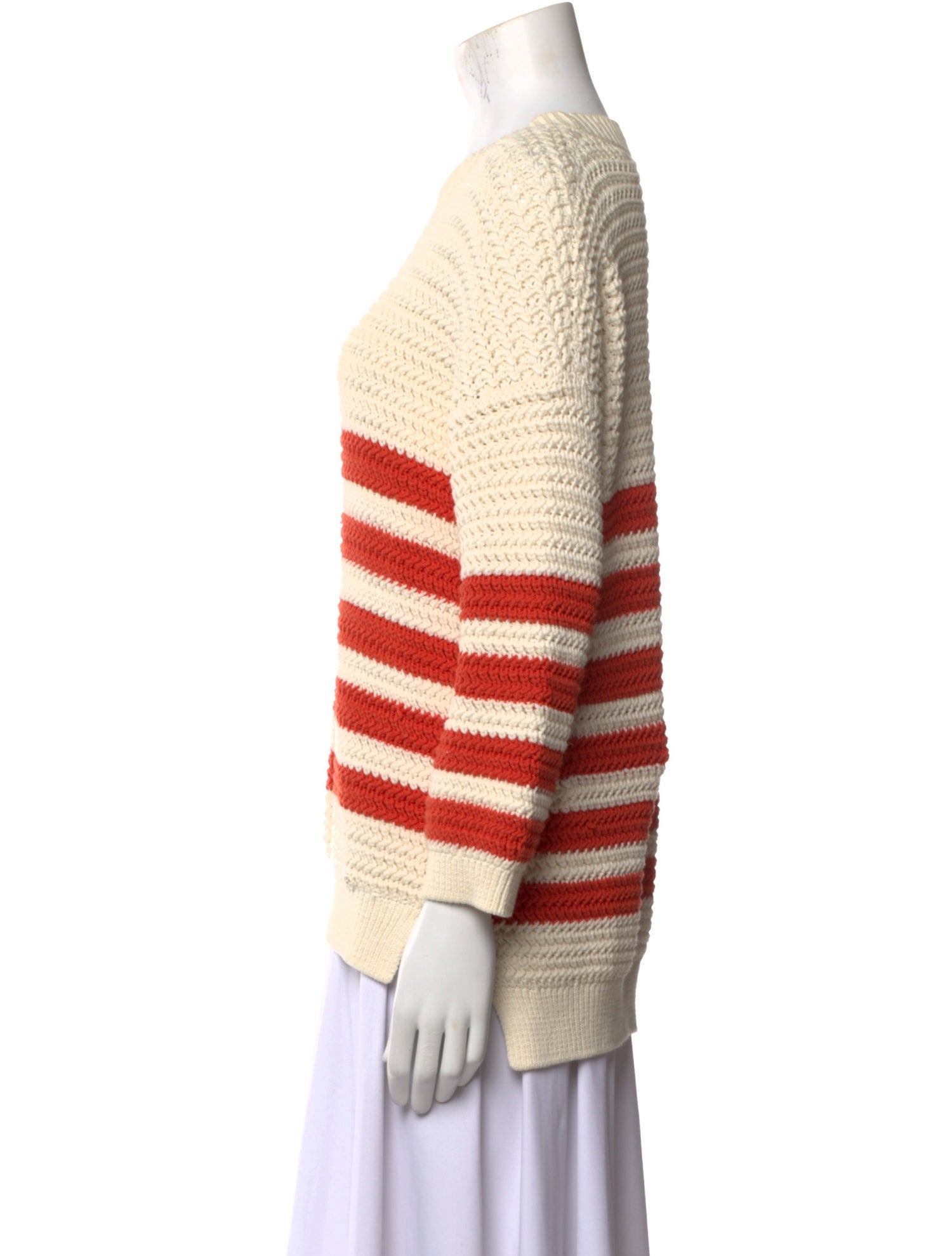 Gucci Striped Crew Neck Sweater