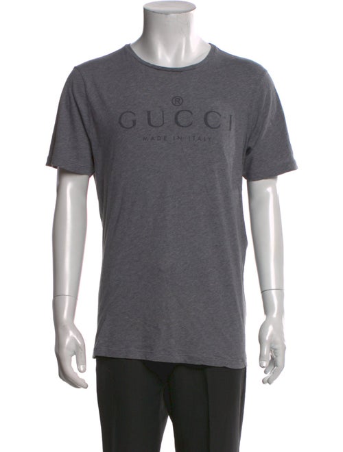 Gucci Graphic Print Crew Neck T-Shirt