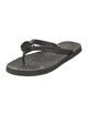Gucci Double G Logo Rubber Flip Flops
