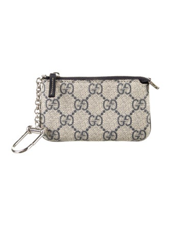 Gucci Women's Coated Canvas Keychain Pouch