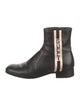 Gucci Sylvie Web Accent Leather Boots