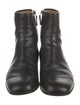 Gucci Sylvie Web Accent Leather Boots